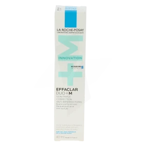 La Roche Posay Effaclar Duo+m Soin Triple Correction Anti-imperfections Boutons & Points Noirs Marques Post-acné Anti-rechute Tube/40ml