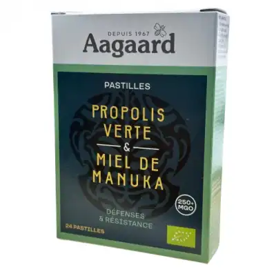 Aagaard Pastilles Propolis Verte & Miel De Manuka Pastilles B/24 à Hyères