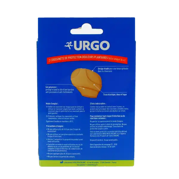 Urgo Coussinet Douleur Plantaire