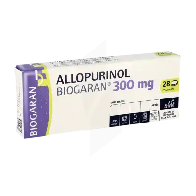 Allopurinol Biogaran 300 Mg, Comprimé à LA CRAU