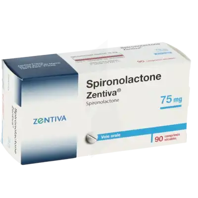 Spironolactone Zentiva 75 Mg, Comprimé Sécable à LES-PAVILLONS-SOUS-BOIS