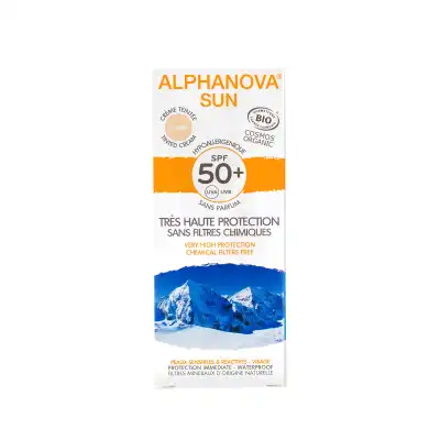 Alphanova Sun Bio Spf50+ Crème Teintée Claire T/50ml à PÉLISSANNE