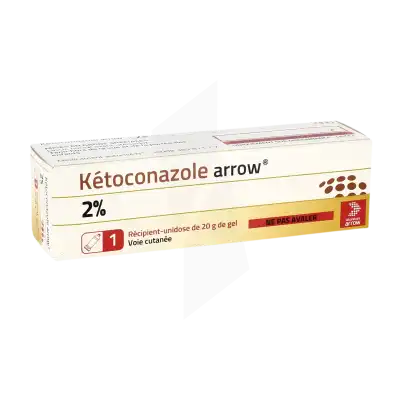 Ketoconazole Arrow 2 %, Gel En Récipient-unidose à  JOUÉ-LÈS-TOURS