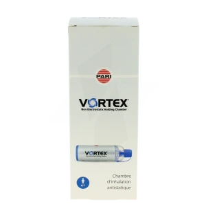 Vortex Chambre Inhalation Avec Embout Buccal 4ans Et +