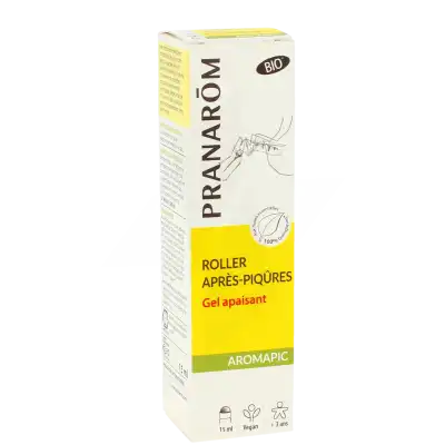 Pranarôm Aromapic Bio Gel Apaisant Après-piqûres Roller/75ml à Marseille