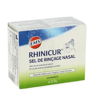 Rhinicur PrÉp Pour Solution Nasale Lavage Des Fosses Nasales 20sach/2,5g à Toulouse