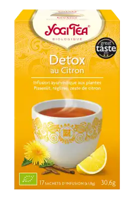 Yogi Tea Tisane Ayurvédique Citron Détox Bio 17 Sachets/1,8g