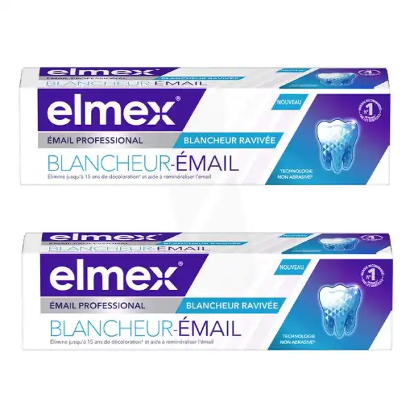 Elmex Opti-émail Dentifrice Blancheur 2t/75ml