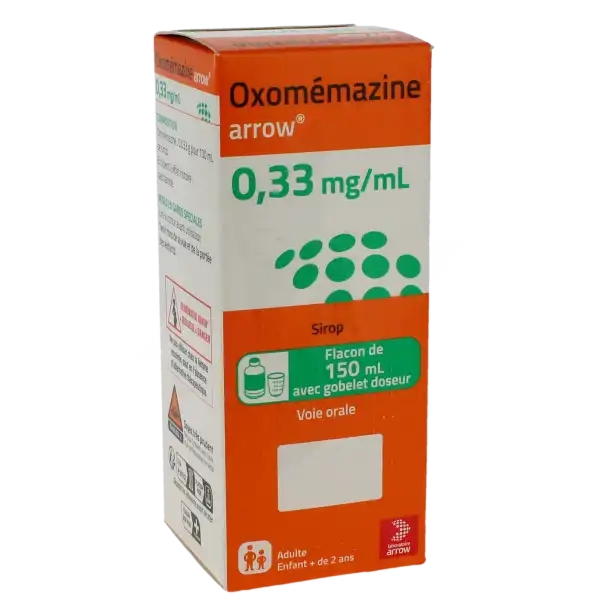 Oxomemazine Arrow 0,33 Mg/ml, Sirop