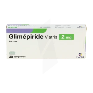 Glimepiride Viatris 2 Mg, Comprimé