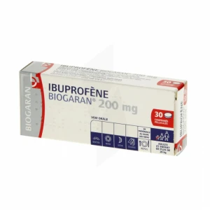 Ibuprofene Biogaran 200 Mg, Comprimé Pelliculé
