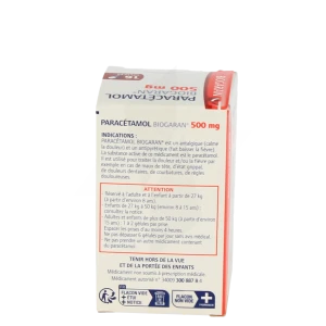 Paracetamol Biogaran 500 Mg, Gélule