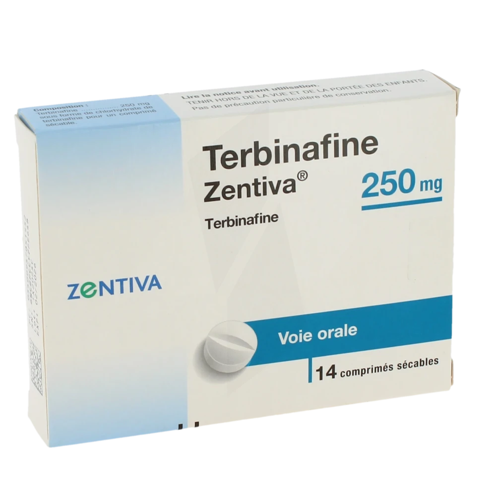 Terbinafine Zentiva 250 Mg, Comprimé Sécable