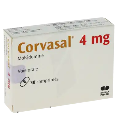 Corvasal 4 Mg, Comprimé à Paris