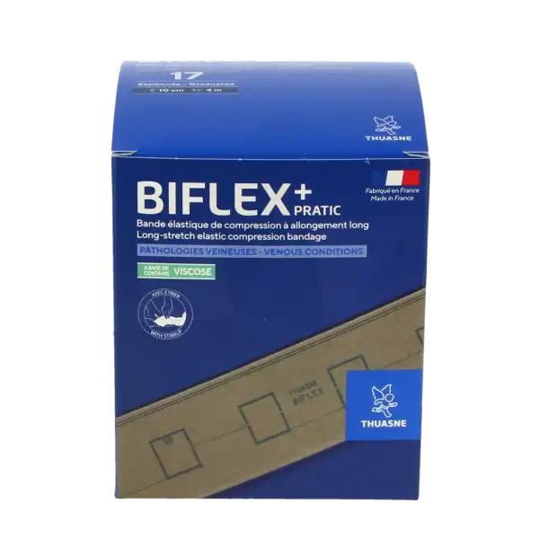 Thuasne Biflex Plus N° 17 Forte Pratic, 10 Cm X 4 Cm