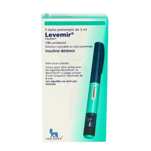 Levemir Flexpen 100 Unités/ml, Solution Injectable En Stylo Prérempli