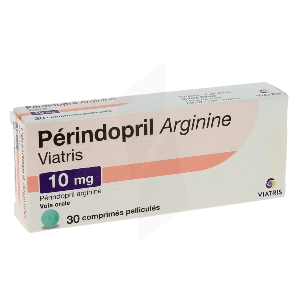 Perindopril Arginine Viatris 10 Mg, Comprimé Pelliculé