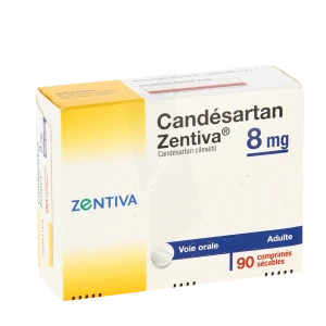 Candesartan Zentiva 8 Mg, Comprimé Sécable