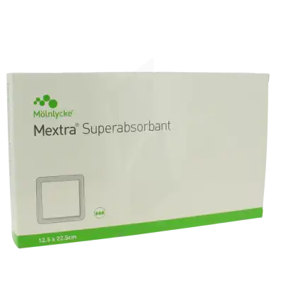 Mextra Superabsorbant Pans Super Absorbant 12.5x22.5cm B/10 à QUINCAMPOIX