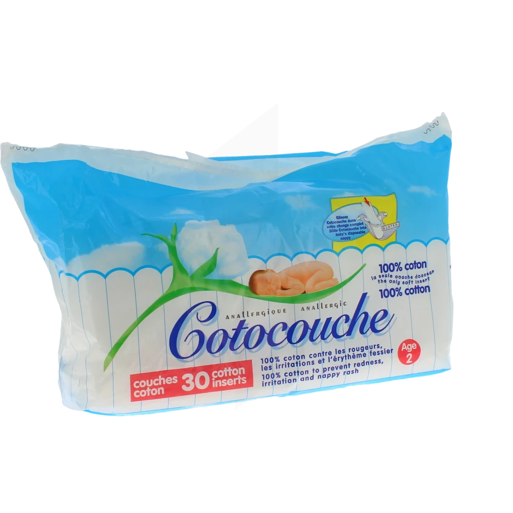 Cotocouche Couche 2ème âge Paquet De 30