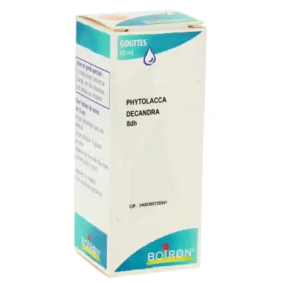 Boiron Phytolacca Decandra 8dh Solution Buvable En Gouttes Flacon De 60 Ml à Pessac