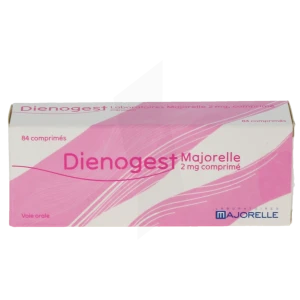 Dienogest Laboratoires Majorelle 2 Mg, Comprimé