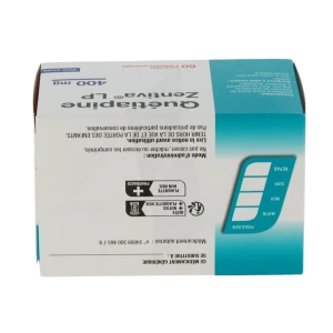 Quetiapine Zentiva Lp 400 Mg, Comprimé à Libération Prolongée