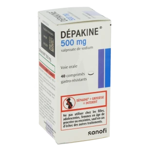 Depakine 500 Mg, Comprimé Gastro-résistant