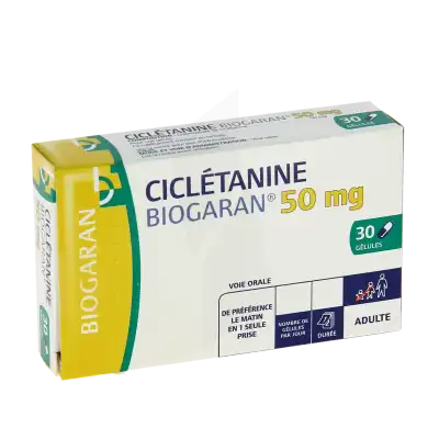 Cicletanine Biogaran 50 Mg, Gélule à MERINCHAL