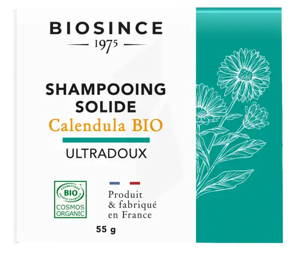 Biosince 1975 Shampooing Solide Calendula Bio Ultradoux 55g