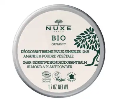 Nuxe Bio Déodorant Baume Fraîcheur 24h Peaux Sensibles Pot/50g à CHÂLONS-EN-CHAMPAGNE