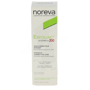 Noreva Exfoliac Acnomega 200 Crème Peaux à Imperfections T/30ml