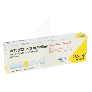 Metoject 27,5 Mg/0,55 Ml, Solution Injectable En Stylo Prérempli