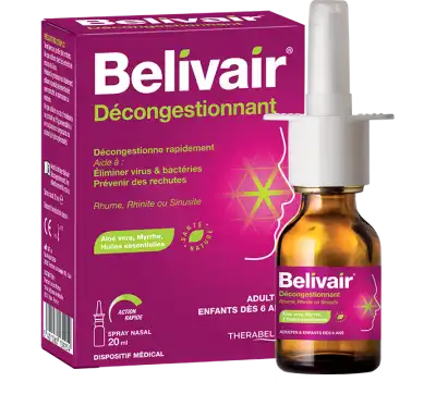 Belivair Solution nasale décongestionnant 20ml