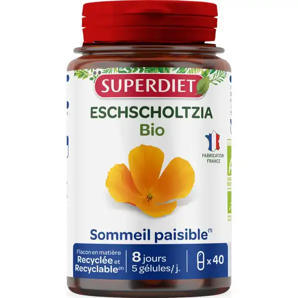 Superdiet Eschscholtzia Bio Gélules B/40