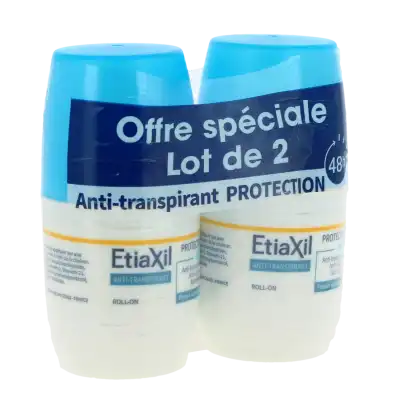 Etiaxil Déodorant Anti-transpirant Protection 48h 2 Roll-ons De 50 Ml à Maisons Alfort