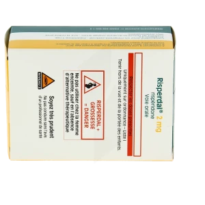 Risperdal 2 Mg, Comprimé Pelliculé