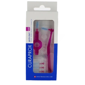 Curaprox Perio Start 406 - 5 Brossettes Interdentaires Avec Manche
