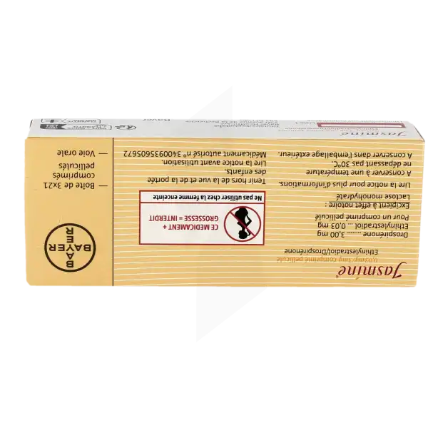 Pharmacie Mercier - Médicament Jasmine 0,03 Mg/3 Mg, Comprimé ...
