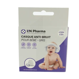 L2n Casque Anti-bruit Gris Bébé