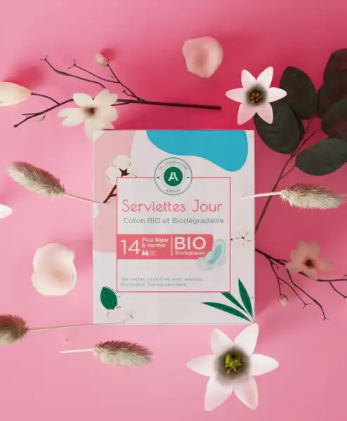 Laboratoire Aprium Serviettes Jour Bio B/14