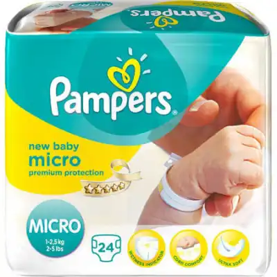 Pampers New Baby Change Complet Tmicro 1-2,5kg Paq/24 à LA-RIVIERE-DE-CORPS