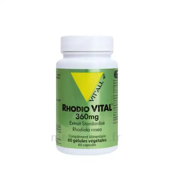Vitall+ Rhodio Vital® 360mg Gélules Végétales B/60