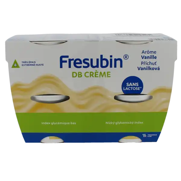 Fresubin Db Crème Nutriment Vanille 4pots/200g