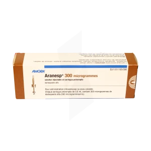Aranesp 300 Microgrammes, Solution Injectable En Seringue Préremplie
