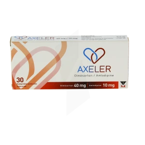 Axeler 40 Mg/10 Mg, Comprimé Pelliculé