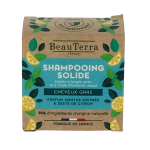 Beauterra Shampooing Solide Cheveux Gras B/75g