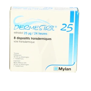 Dermestril 25 Microgrammes/24 Heures, Dispositif Transdermique