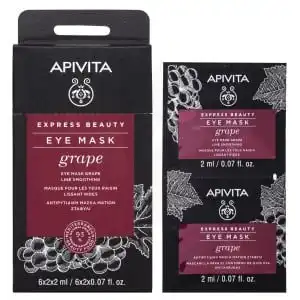 Apivita - EXPRESS BEAUTY Masque Lissant Contour des Yeux - Raisin  2x2ml