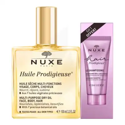 Nuxe Huile Prodigieuse Fl/100ml+shampooing à CANALS